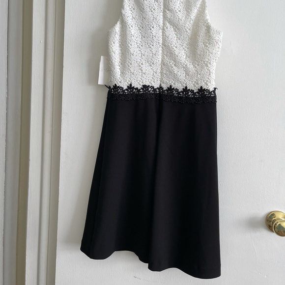 Jessica Simpson Fit & Flare Dress Sleeveless Lace Top Size 6 - Picture 6 of 11